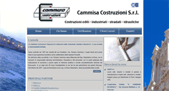 Desktop Screenshot of cammisacostruzioni.it